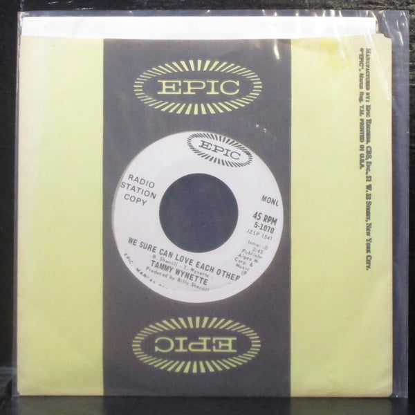 Tammy Wynette - We Sure Can Love Each Other 7" Mint- Promo Vinyl 45 Epic 5-10707 - Shuga Records