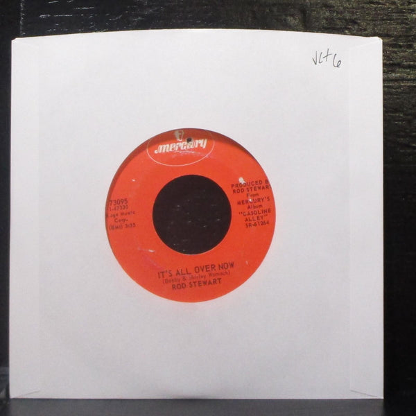 Rod Stewart - It's All Over Now / Jo's Lament 7" VG+ Vinyl 45 Mercury 73095 USA - Shuga Records