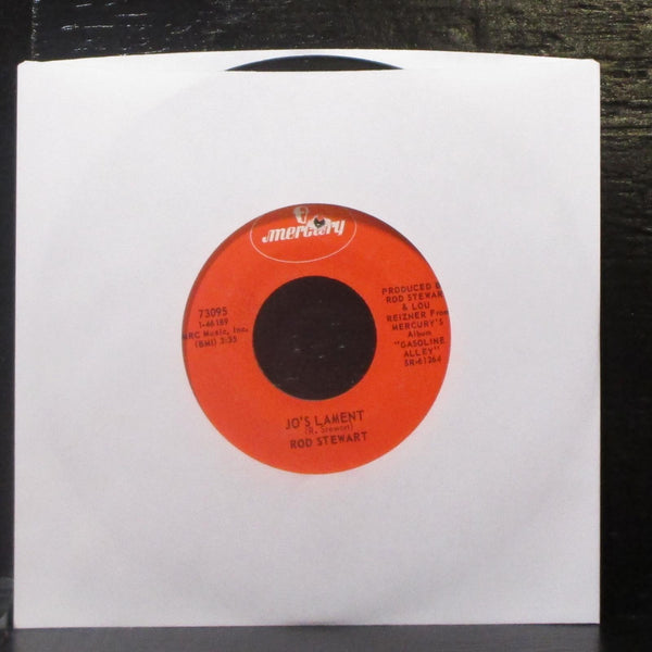 Rod Stewart - It's All Over Now / Jo's Lament 7" VG+ Vinyl 45 Mercury 73095 USA - Shuga Records