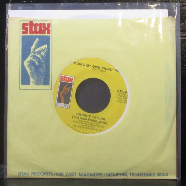 Johnnie Taylor - Doing My Own Thing 7" Mint- Vinyl 45 Stax STA-0122 USA 1972 - Shuga Records