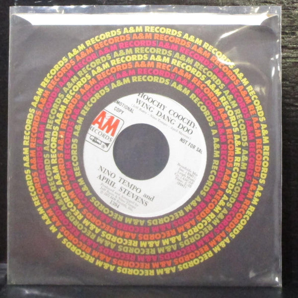 Nino Tempo & April Stevens - Love Story 7" Mint Promo Vinyl 45 A&M 1394 USA 1972 - Shuga Records