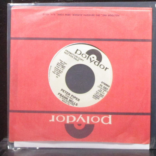 Frank Mills - Peter Piper 7" Mint- Promo Vinyl 45 Polydor PD 2002 USA 1979 - Shuga Records