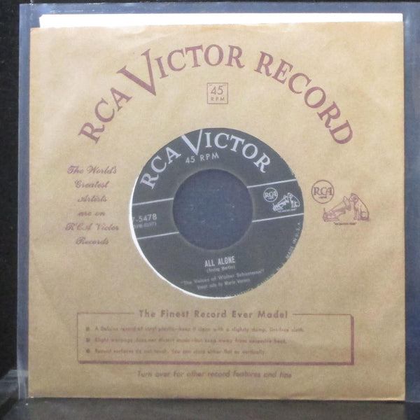 The Voices Of Walter Schumann - I See The Moon / All Alone 7" Mint- Vinyl 45 RCA - Shuga Records