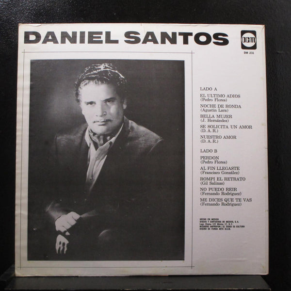 Daniel Santos - Perdon LP VG+ DM-231 Mexico Vinyl Record - Shuga Records