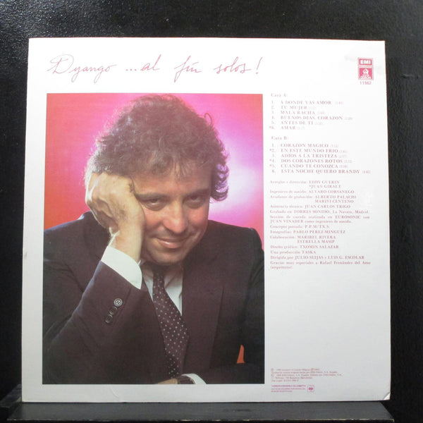 Dyango - Al Fin Solos! LP VG+ 11962 Colombia 1984 Vinyl Record - Shuga Records