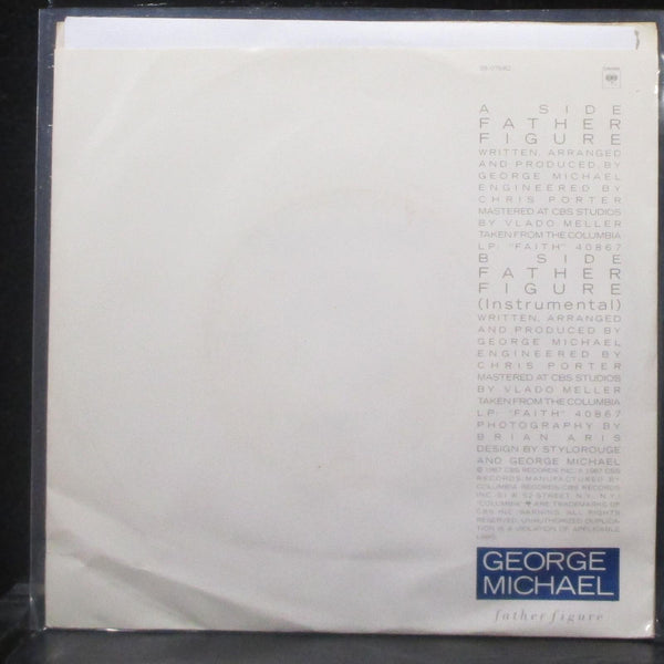 George Michael - Father Figure 7" Mint- Promo Vinyl 45 Columbia 38-07682 USA - Shuga Records