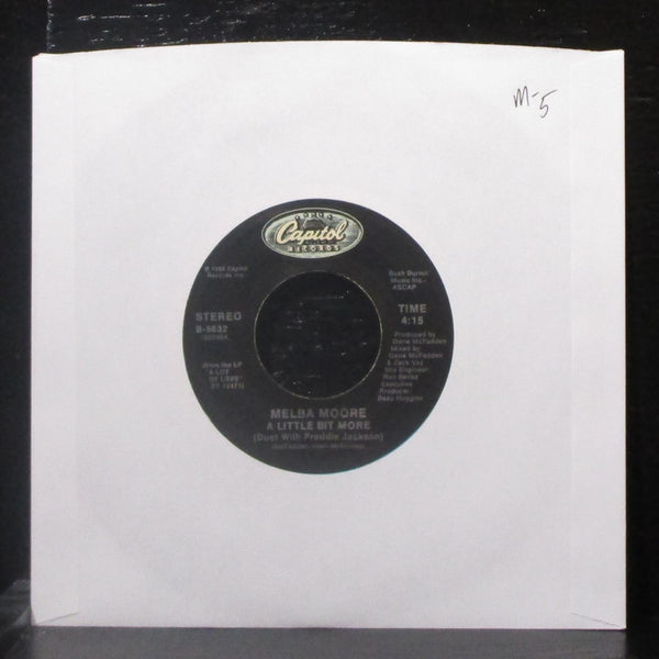 Melba Moore - A Little Bit More / When We Touch 7" Mint- Vinyl 45 Capitol B-5632 - Shuga Records