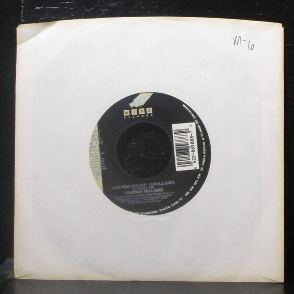 Vanessa Williams - Just For Tonight 7" Mint- Vinyl 45 Wing 865 888-7 USA 1992 - Shuga Records
