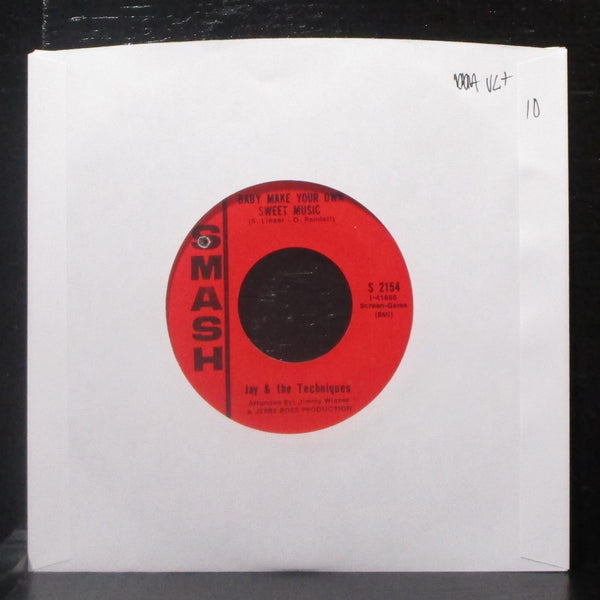 Jay & The Techniques - Baby Make Your Own Sweet Music 7" VG+ Vinyl 45 Smash - Shuga Records