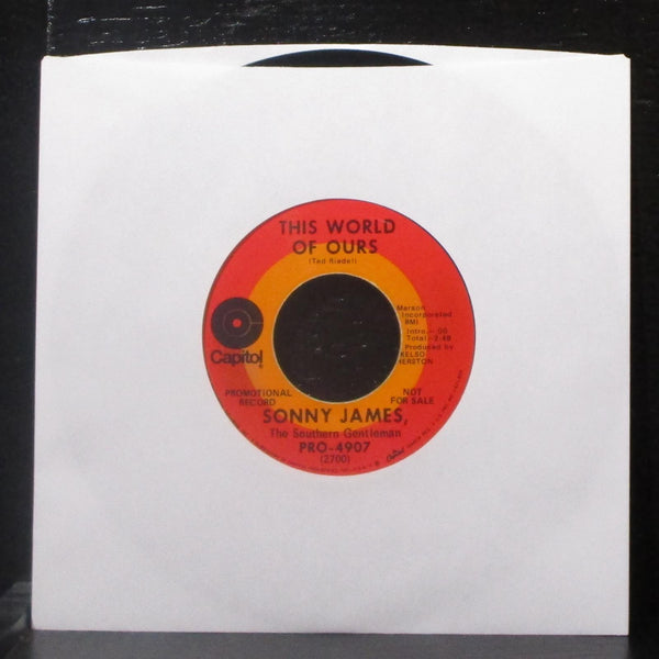 Sonny James - It's Just A Matter Of Time 7" VG+ Promo Vinyl 45 Capitol 2700 USA - Shuga Records