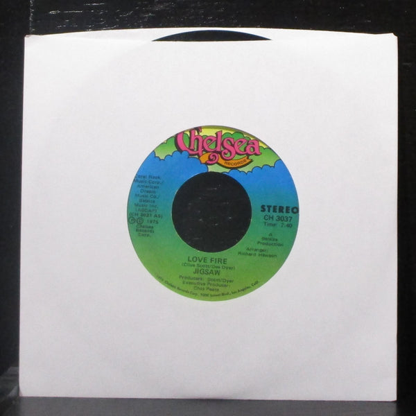 Jigsaw - Love Fire / Mystic Harmony 7" Mint- Vinyl 45 Chelsea CH 3037 USA 1975 - Shuga Records