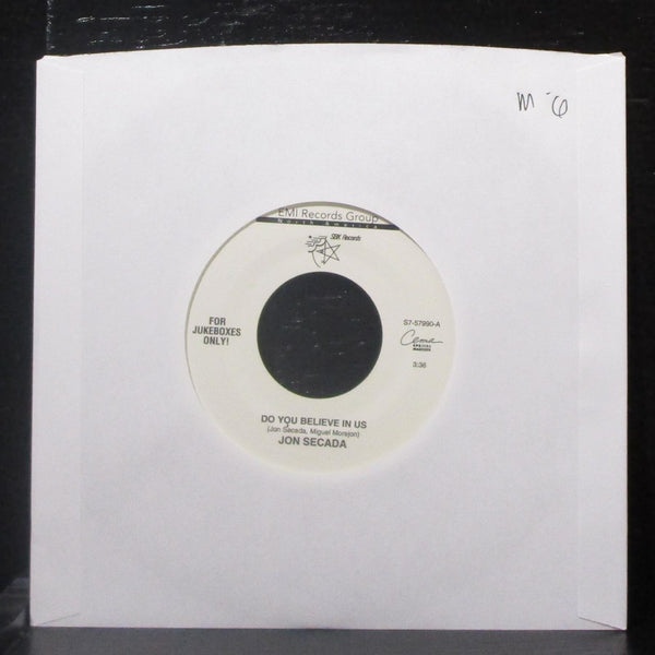 Jon Secada - Do You Believe In Us / Misunderstood 7" Mint- Vinyl 45 SBK S7-57990 - Shuga Records