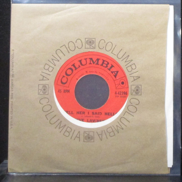 Steve Lawrence - The Lady Wants To Twist 7" VG+ Vinyl 45 Columbia 4-42396 USA - Shuga Records