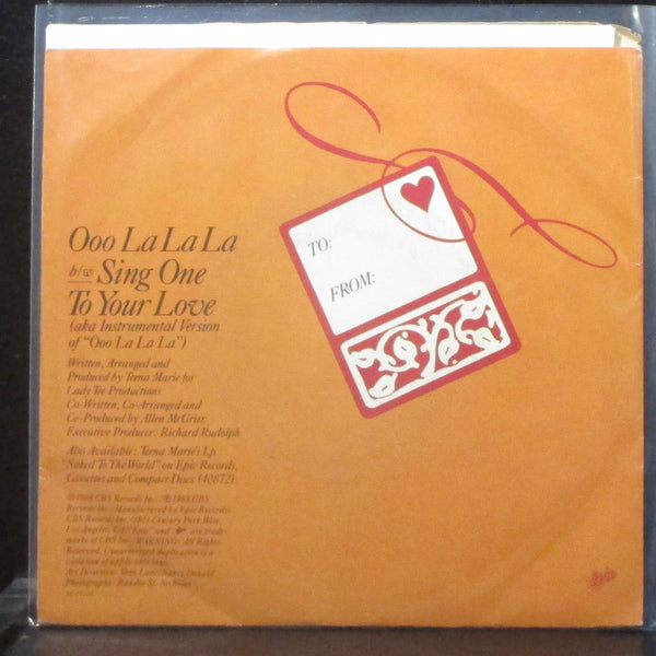 Teena Marie - Ooo La La La / Sing One To Your Love 7" Mint- Vinyl 45 Epic USA - Shuga Records