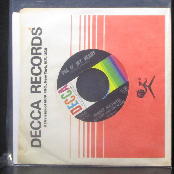 Robert Maxwell - Little Dipper / Peg O' My Heart 7" Mint- Vinyl 45 Decca 25637 - Shuga Records