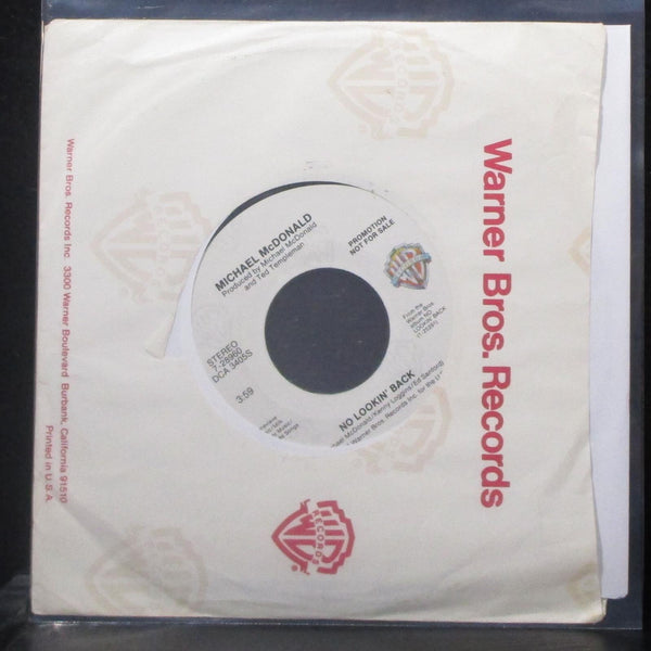 Michael McDonald - No Lookin' Back 7" Mint- Promo Vinyl 45 WB 7-28960 USA 1985 - Shuga Records
