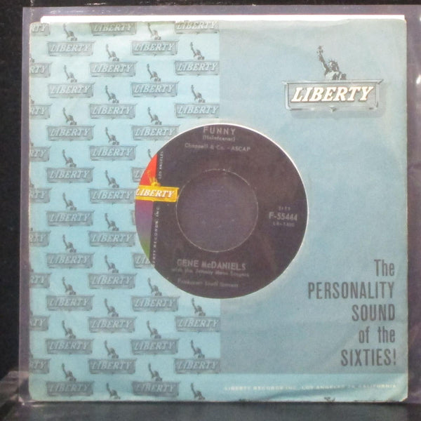 Gene McDaniels - Funny / Chapel Of Tears 7" Mint- Vinyl 45 Liberty F-55444 USA - Shuga Records