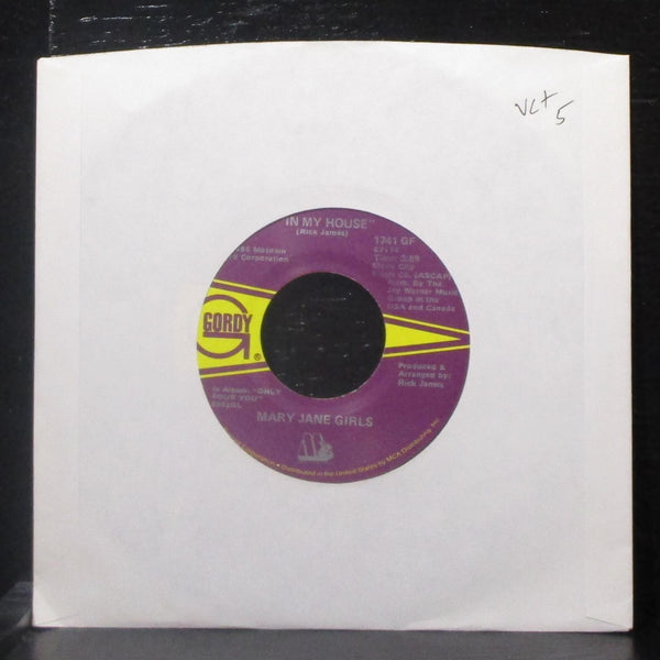 Mary Jane Girls - In My House 7" VG+ Vinyl 45 Gordy 1741 GF USA 1985 - Shuga Records