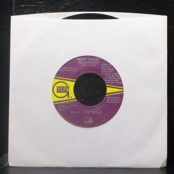 Mary Jane Girls - In My House 7" VG+ Vinyl 45 Gordy 1741 GF USA 1985 - Shuga Records