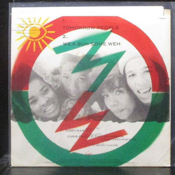 Ziggy Marley & Melody Makers - Tomorrow People 7" Mint- Promo Vinyl 45 Virgin - Shuga Records