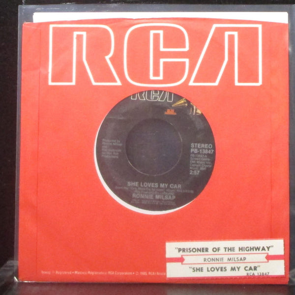 Ronnie Milsap - She Loves My Car / Prisoner Of The Highway 7" Mint- Vinyl 45 RCA - Shuga Records