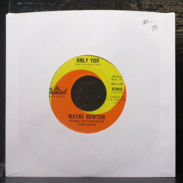 Wayne Newton - Only You / Too Late To Meet 7" Mint- Vinyl 45 Capitol 5203 USA - Shuga Records