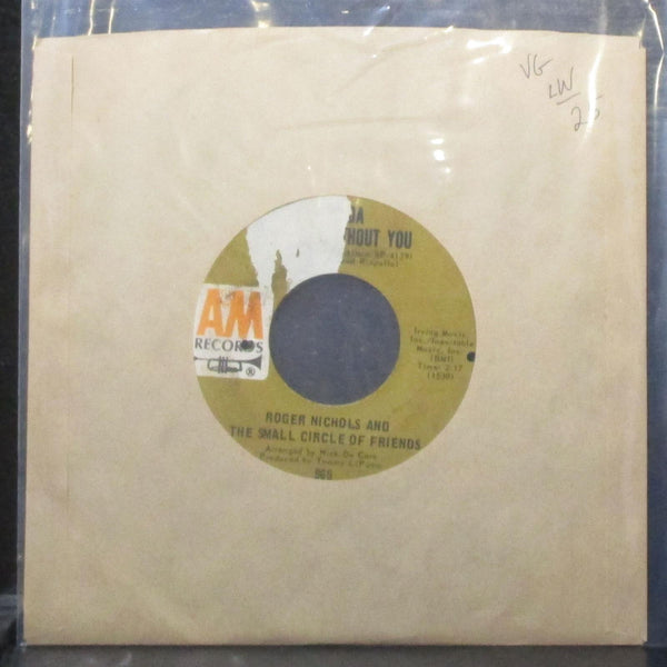 Roger Nichols - Kinda Wasted Without You / Snow Queen 7" VG Vinyl 45 A&M 965 - Shuga Records