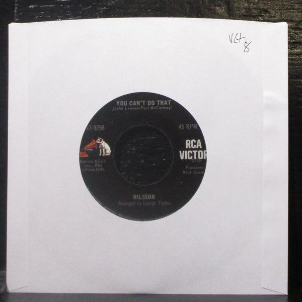 Nilsson - You Can't Do That / Ten Little Indians 7" VG+ Vinyl 45 RCA 47-9298 USA - Shuga Records