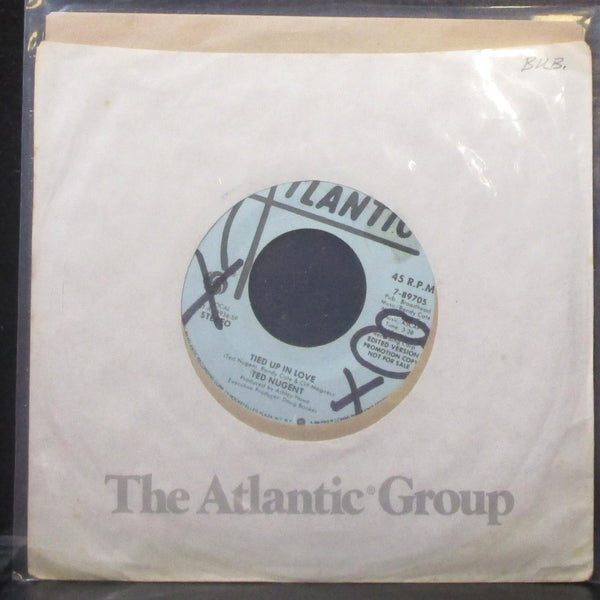Ted Nugent - Tied Up In Love 7" VG+ Promo Vinyl 45 Atlantic 7-89705 USA 1984 - Shuga Records