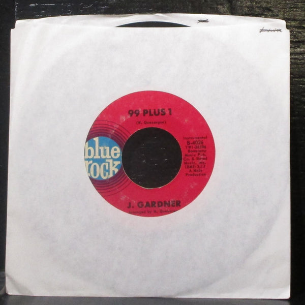 J. Gardner - 99 Plus 1 / Mustard Greens 7" VG+ Vinyl 45 Blue Rock B-4026 USA - Shuga Records