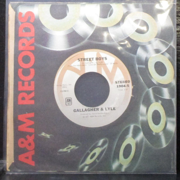Gallagher & Lyle - Every Little Teardrop / Street Boys 7" Mint- Vinyl 45 A&M - Shuga Records