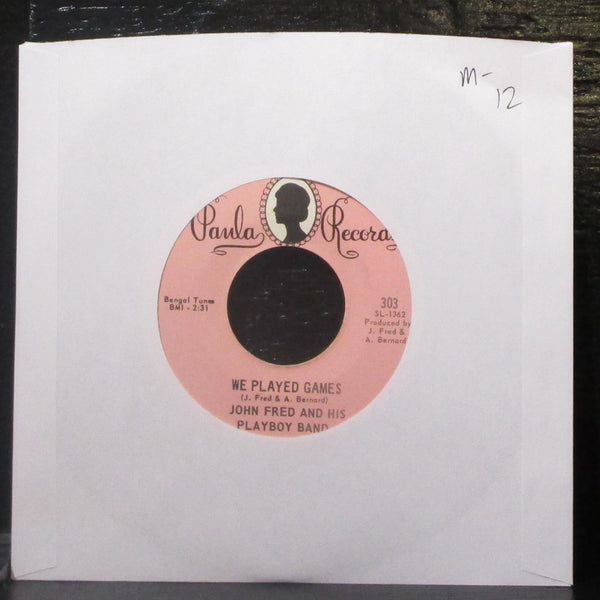 John Fred & His Playboy Band - We Played Games 7" Mint- Vinyl 45 Paula 303 USA - Shuga Records