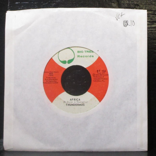 Thundermug - Africa / Will They Ever 7" VG+ Vinyl 45 Big Tree BT 154 USA 1972 - Shuga Records