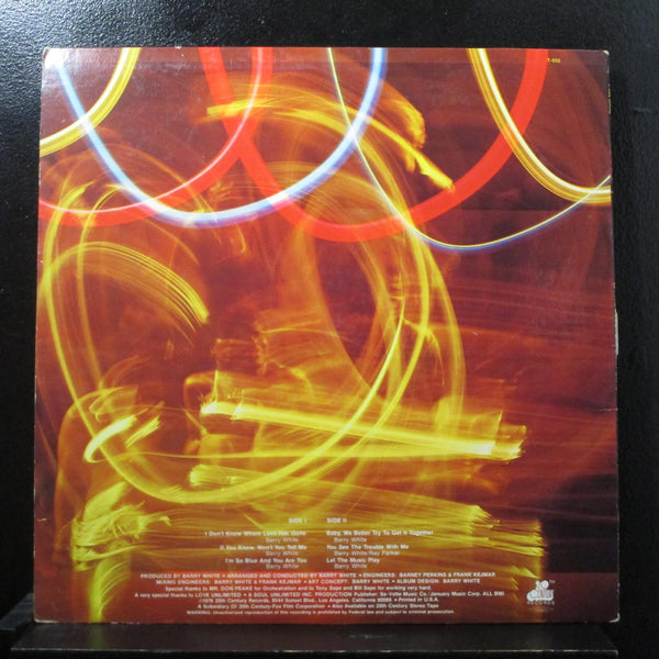 Barry White - Let The Music Play 12" VG+ T-502 USA 1976 Vinyl Record - Shuga Records