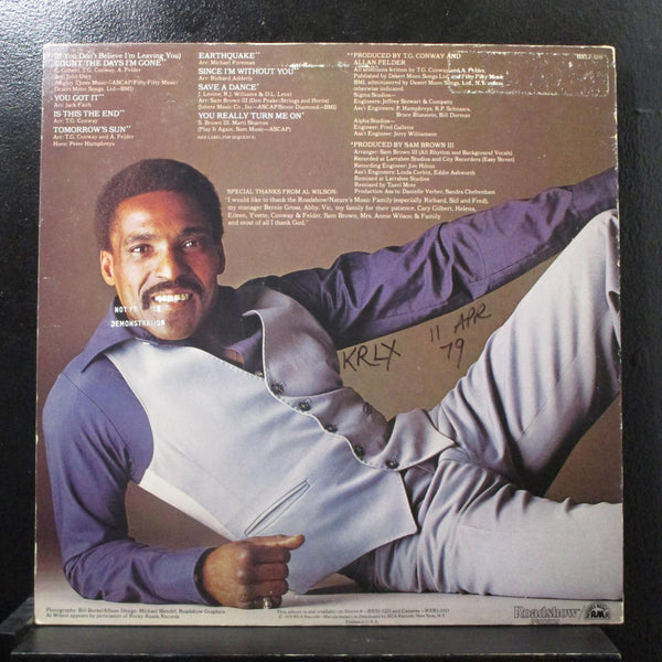 Al Wilson - Count The Days LP VG+ BXL1-3215 USA 1979 Roadshow Vinyl Record - Shuga Records