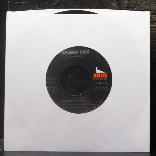 Johnny Tillotoson - Tears On My Pillow / Remember When 7" Mint- Promo Vinyl 45 - Shuga Records