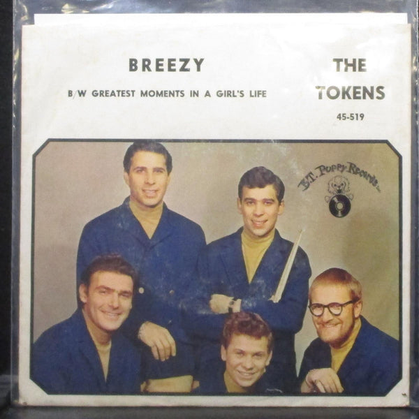 The Tokens - Breezy / Greatest Moments In A Girl's Life 7" Mint- Vinyl 45 USA - Shuga Records