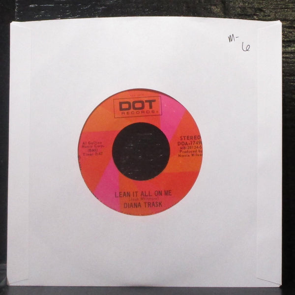 Diana Trask - Lean It All On Me / The King 7" Mint- Vinyl 45 Dot DOA-17496 USA - Shuga Records