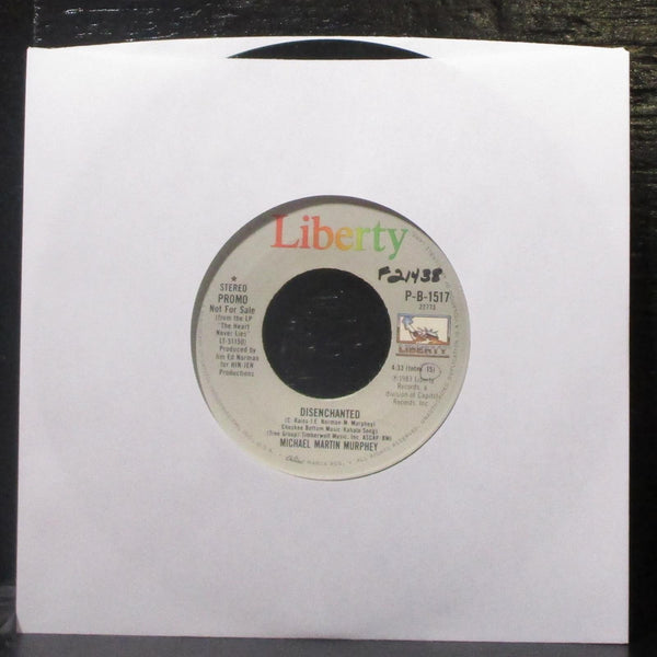 Michael Martin Murphey - Disenchanted 7" Mint- Promo Vinyl 45 Liberty P-B-1517 - Shuga Records