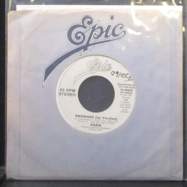 Basia - Promises 7" Mint- Promo Vinyl 45 Epic 34-68608 USA 1987 - Shuga Records