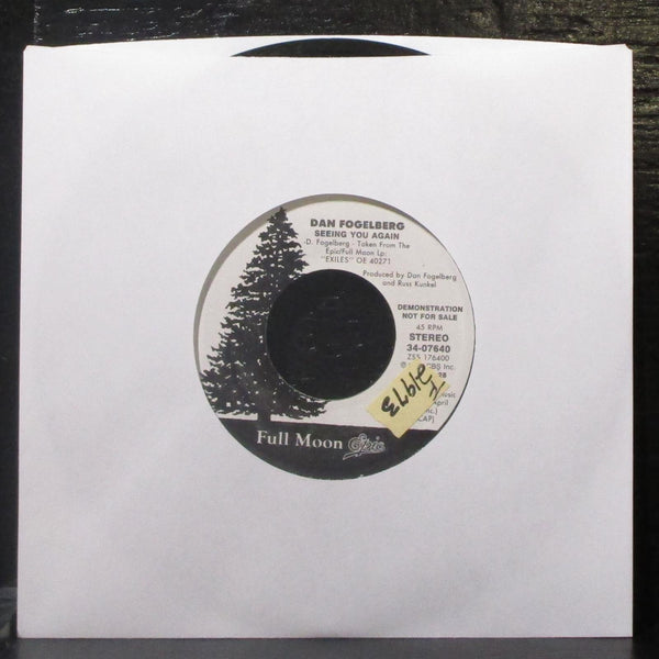 Dan Fogelberg - Seeing You Again 7" Mint- Promo Vinyl 45 Epic 34-07640 USA 1987 - Shuga Records