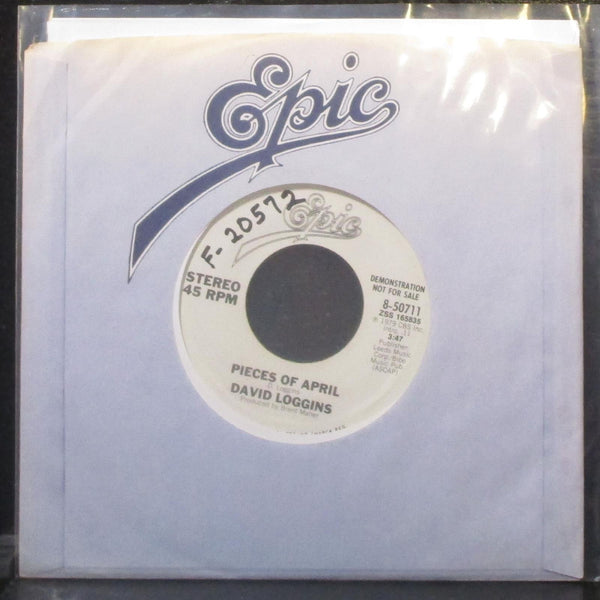 David Loggins - Pieces Of April 7" Mint- Promo Vinyl 45 Epic 8-50711 USA 1979 - Shuga Records