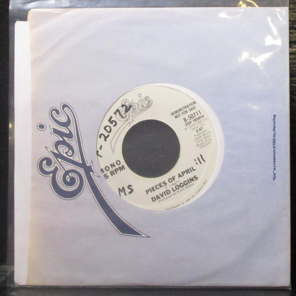 David Loggins - Pieces Of April 7" Mint- Promo Vinyl 45 Epic 8-50711 USA 1979 - Shuga Records