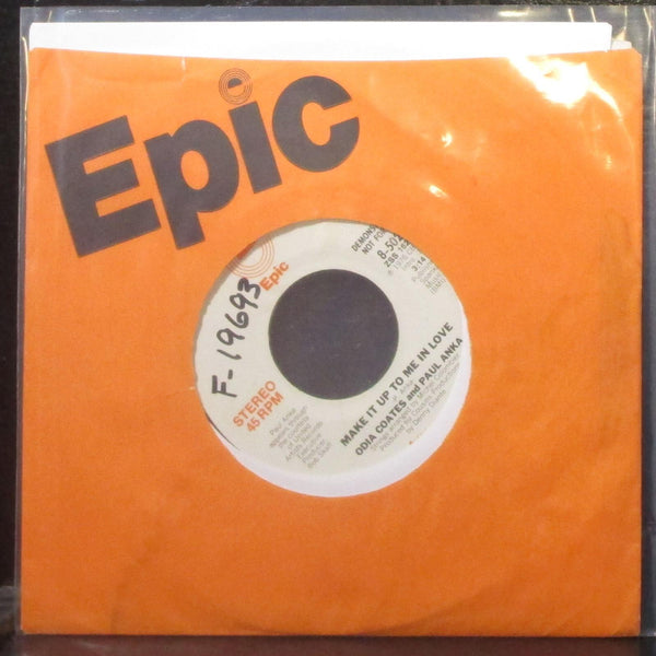 Odia Coates & Paul Anka - Make It Up To Me In Love 7" Mint- Promo Vinyl 45 Epic - Shuga Records