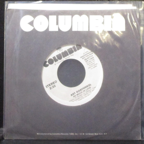 Art Garfunkel - So Much In Love 7" Mint- Promo Vinyl 45 Columbia 38-07711 USA - Shuga Records