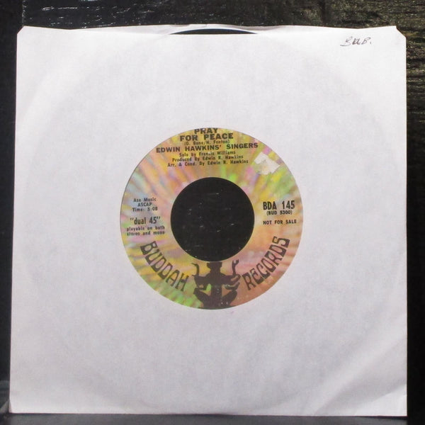 Edwin Hawkins Singers - Blowin In The Wind 7" VG+ Promo Vinyl 45 Buddah BDA 145 - Shuga Records
