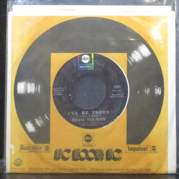 Eddie Holman - I'll Be There / Cause You're Mine Little Girl 7" VG+ Vinyl 45 ABC - Shuga Records