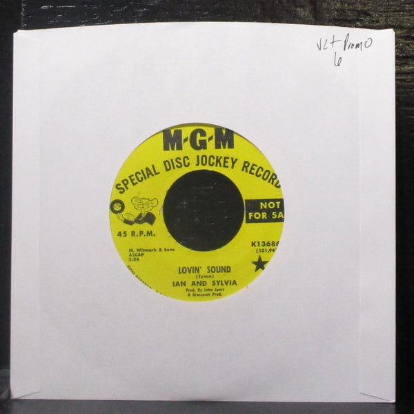 Ian & Sylvia - Lovin' Sound / Pilgrimage To Paradise 7" VG+ Promo Vinyl 45 MGM - Shuga Records
