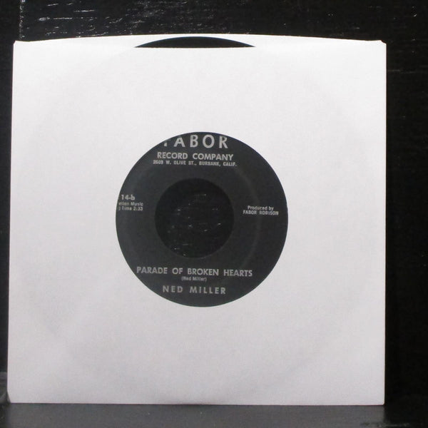 Ned Miller - From A Jack To A King 7" VG+ Vinyl 45 Fabor 114 USA black label - Shuga Records