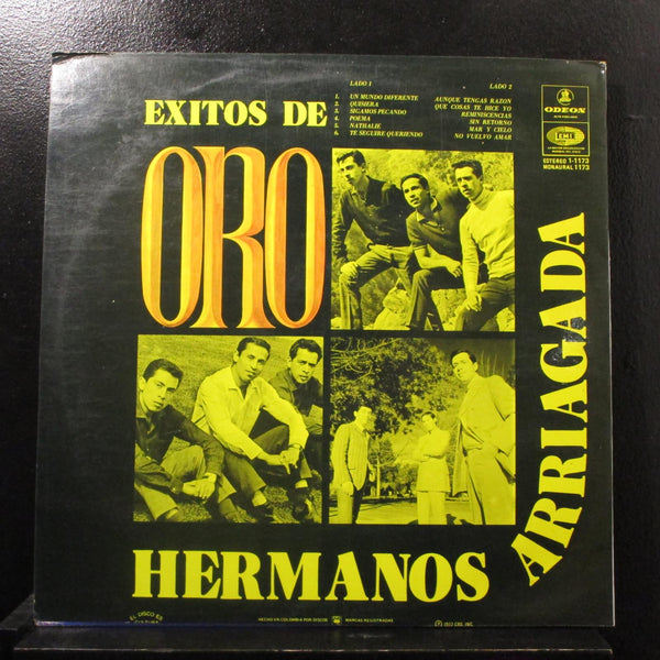 Los Hermanos Arriagada - Exitos De Oro - VG+ LP Record 1972 Odeon Colombia Vinyl - Latin / Bolero - Shuga Records